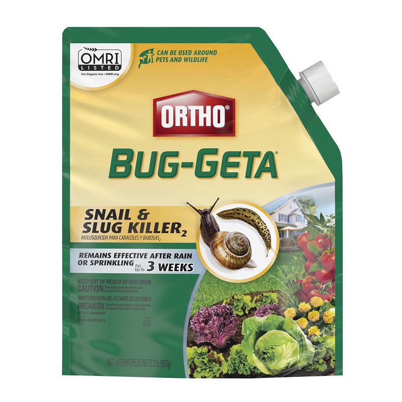 Ortho Bug-Geta 0474510 Snail and Slug Killer, Solid, 2 lb Bag – Shell ...