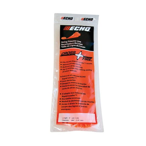 Echo 102222952 Pre-Cut Trimmer Strip, 0.095 in Dia, 8 in L, Nylon