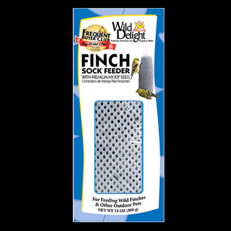 Wild Delight Finch 13 oz Mesh Sock Feeder Bird Feeder 1 ports – Shell ...