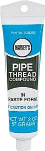 Harvey 28005-144 Pipe Thread Compound, 2 oz Tube, Thick Paste, Pack of 12