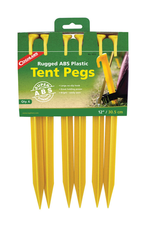 Coghlan's Tent Pegs 12 in. L 6 pk