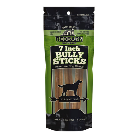Redbarn Naturals Beef Grain Free Chews For Dogs 7 in. 3 pk