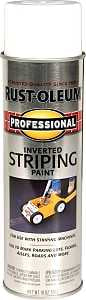 Rust-Oleum 2593838 Inverted Marking Spray Paint, White, 18 oz, Can