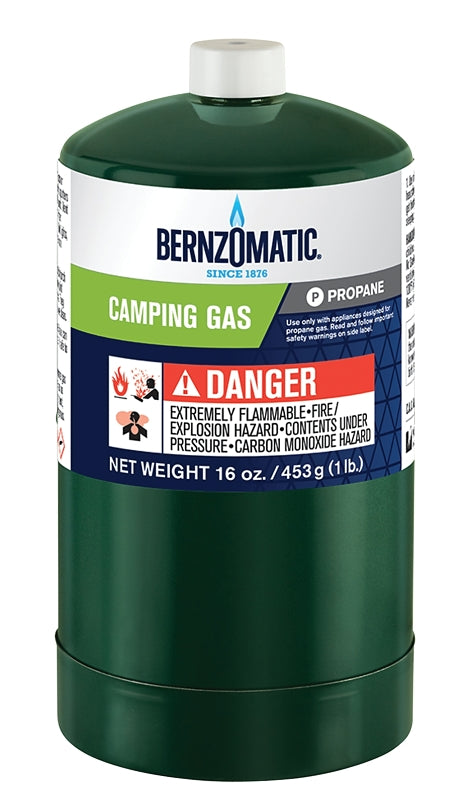 BernzOmatic 327774 Camping Gas Cylinder, 16.4 oz, Pack of 12 – Shell ...