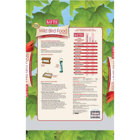 Kaytee Basic Blend Songbird Grain Products Wild Bird Food 10 lb, Pack of 4