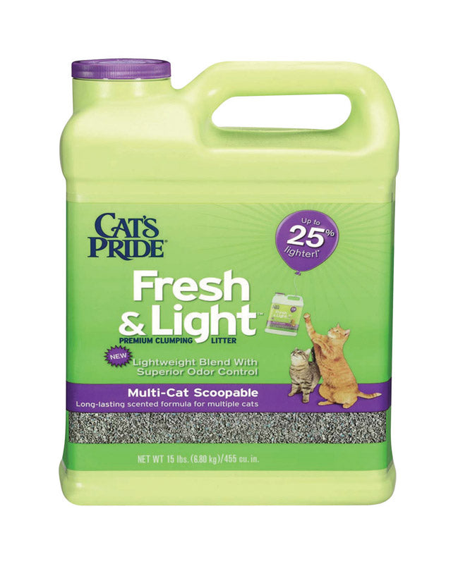 Cat's Pride Fresh & Light Fresh and Clean Scent Cat Litter 15 lb ...