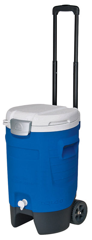 Igloo Sport Roller Water Cooler 5 gal. Blue/White