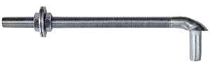 Behlen Country 42900038 Bolt Hook, Metal, Zinc, For: 1-5/8 in Gate