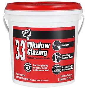DAP 12019 Window Gazing, Paste, Slight, White, 1 gal Tub