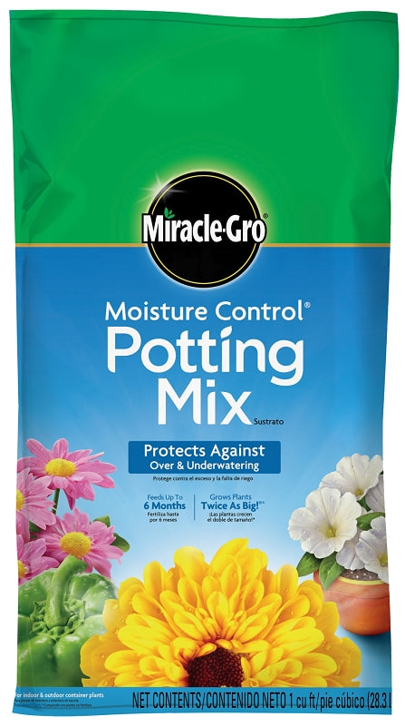 Miracle-Gro 75551300 Potting Mix, 1 cu-ft Bag