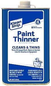 Klean Strip QKPT94003 Paint Thinner, Water White, 1 qt, Can, Liquid