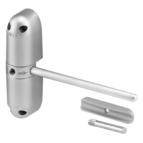 Gibcloser USA KC60HD Door Closer, Automatic, Satin Chrome, 150 lb