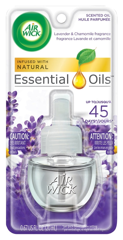 Air Wick 6233878297 Air Freshener Refill, 0.71 oz, Lavender/Chamomile