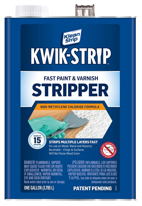 Klean Strip GKWS960 Paint and Varnish Stripper, 1 gal, Can, Liquid, Aromatic, Pack of 4