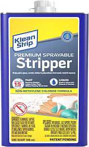 Klean Strip KWIK-STRIP QKWL963 Paint and Varnish Stripper, Liquid, Aromatic, 1 qt, Can