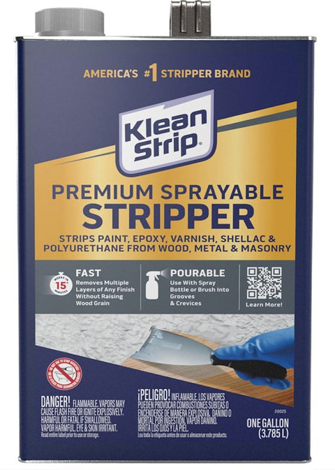 Klean Strip GKWL962 Paint and Varnish Stripper, 1 gal, Can, Liquid, Pack of 4