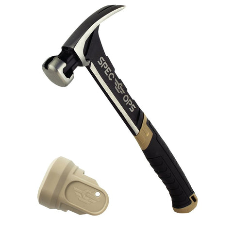 Spec Ops SPEC-M20SF-S Rip Claw Hammer, 20 oz Head, Smooth, HCS Head, 14 in OAL