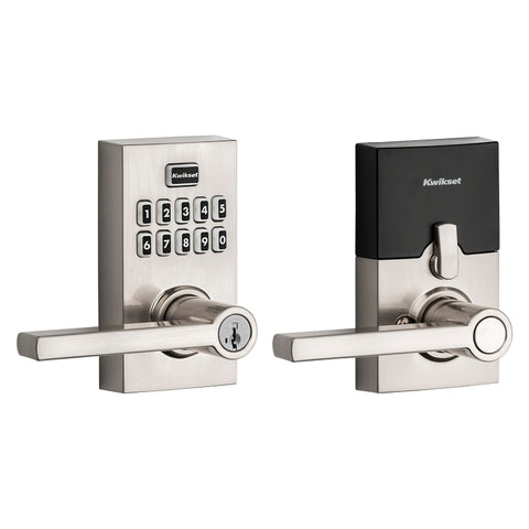 Kwikset SmartCode 917 Series 99170-003 Electronic Entry Lock, Satin Nickel, Residential, AAA Grade, Metal, ADA Compliant