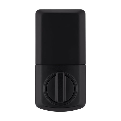 Kwikset Powerbolt 240 Series 992400-005 Keypad Electronic Lock, 3 Grade, Zinc, Matte Black, KW1 Keyway