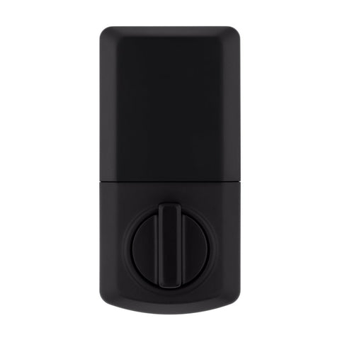 Kwikset Powerbolt 250 Series 992500-004 Keypad Electronic Lock, 3 Grade, Zinc, Matte Black, KW1 Keyway