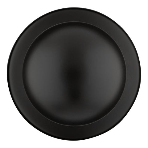Kwikset 92001-622 Hall and Closet Knob, Zinc, Matte Black, 2-3/8 to 2-3/4 in Backset, 1-3/8 to 1-3/4 in Thick Door