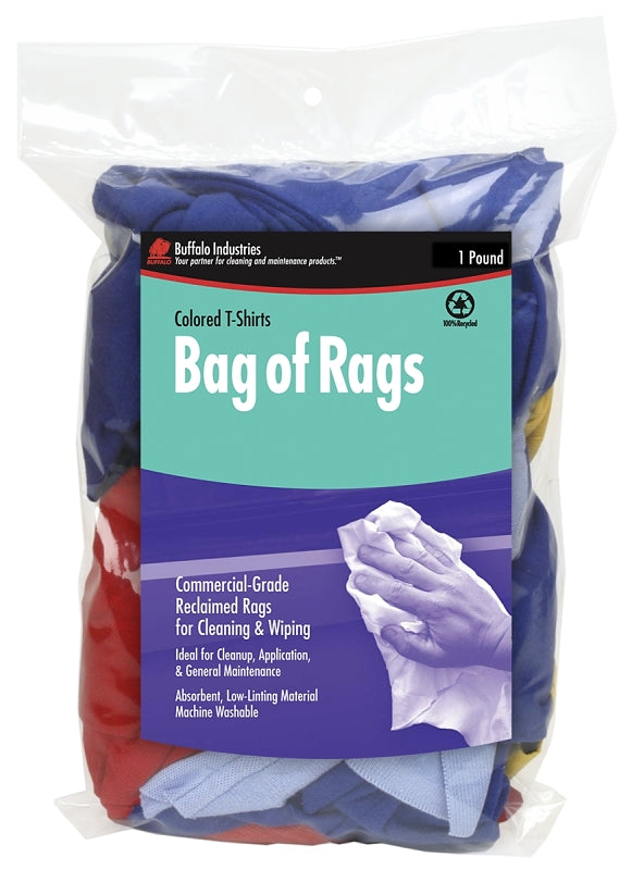 Buffalo 10081 Recycled Rag, Assorted, 1 lb – Shell Lumber and Hardware