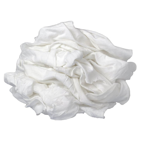 Buffalo 12026 Bleached Knit Rag, Bright White, 8 lb