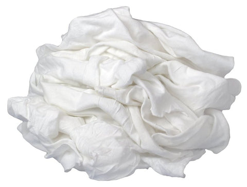 Buffalo 12020PB New Bleached Cloth Rag, White