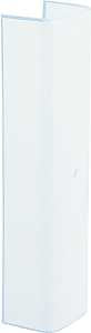 Westinghouse 8175900 Channel Shade, Rectangular, Glass, White, Pack of 6