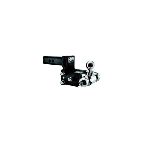 B&W TS10049B Trailer Hitches Tow & Stow Tri Ball Receiver Hitch | Fits Standard 2″ Receiver