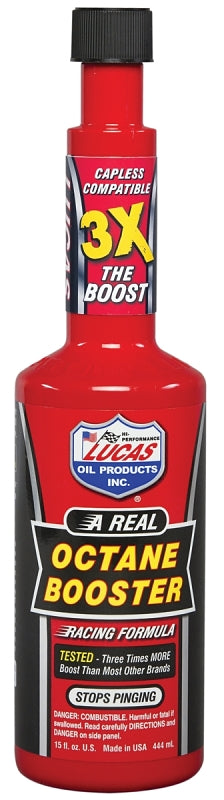 Lucas Oil 10026 Octane Performance Booster, 15 oz Bottle