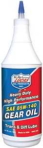 Lucas Oil 10042 Gear Oil, 85W-140, 1 qt Bottle, Pack of 12