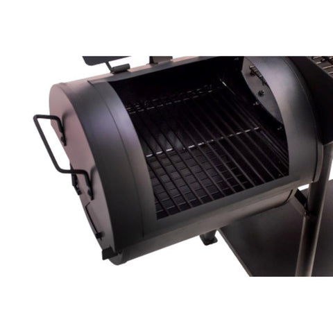 American Gourmet Charcoal Offset Smoker Black