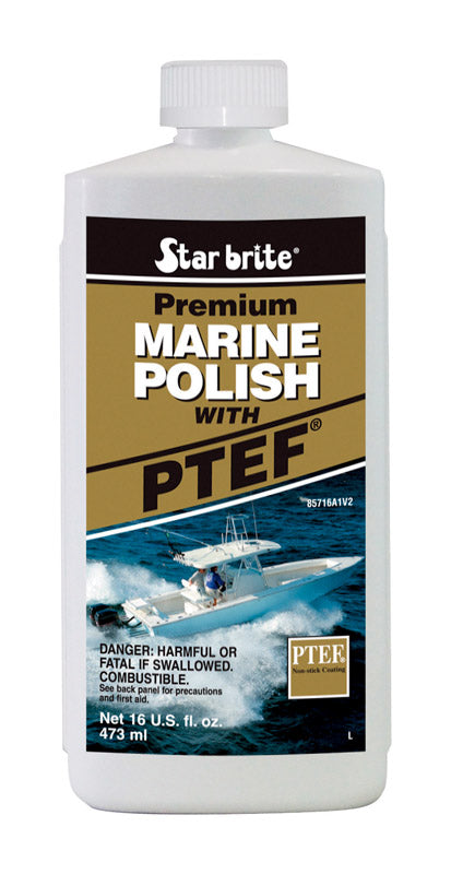 Star Brite Liquid Marine Polish with PTEF For Fiberglass, Metal and Painted Surfaces