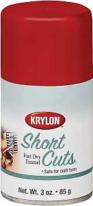 Krylon KSCS033 Craft Spray Paint, High-Gloss, Red Pepper, 3 oz, Can, Pack of 6