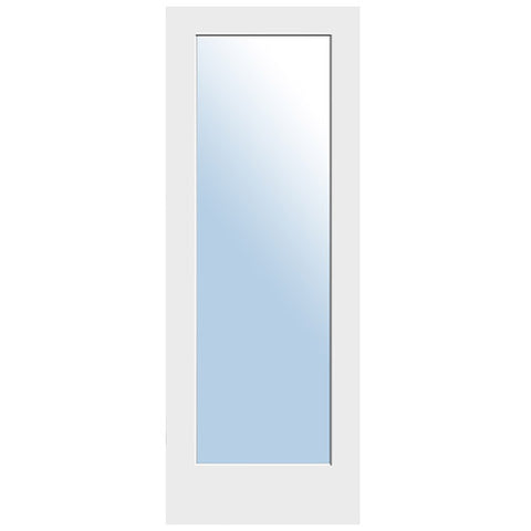 24 in. x 80 in. x 1-3/8 in. Primed 1 Lite French Door