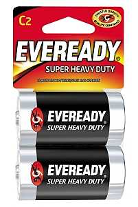 Energizer 1235SW-2 Battery, 1.5 V Battery, 3800 mAh, C Battery, Zinc, Manganese Dioxide