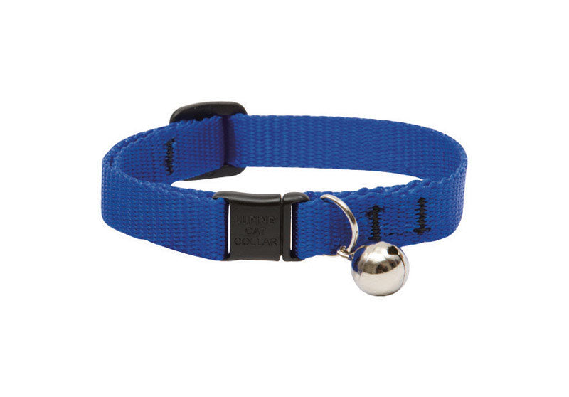 LupinePet Basic Solids Blue Blue Nylon Cat Collar – Shell Lumber and ...