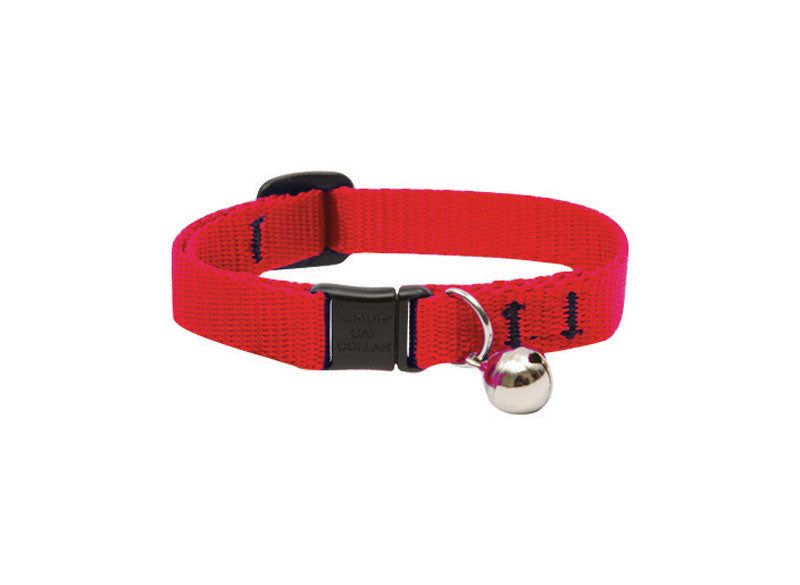 LupinePet Basic Solids Red Red Nylon Cat Collar – Shell Lumber and Hardware
