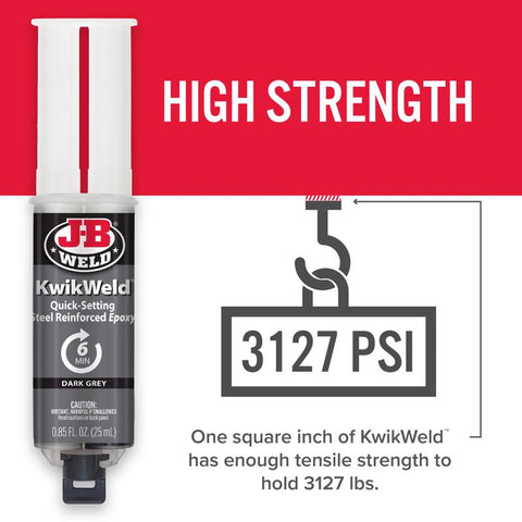J-B Weld KwikWeld High Strength Automotive Epoxy Liquid 0.85 oz