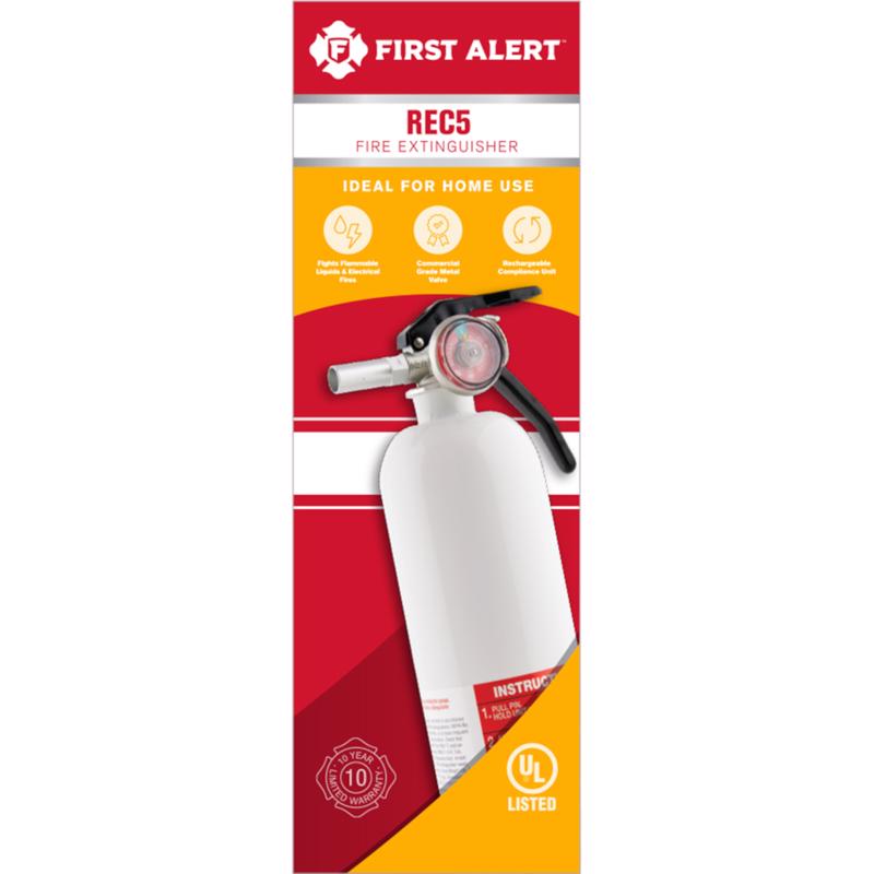 First Alert 2 lb Fire Extinguisher For Recreational OSHA/US Coast Guar ...