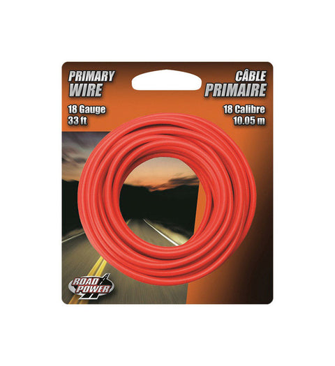 Coleman Cable 33 ft. L Primary Wire 18 Ga. Carded