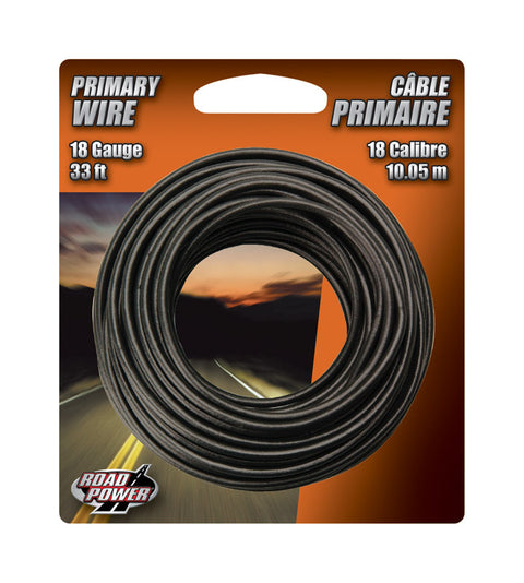Coleman Cable 33 ft. L Primary Wire 18 Ga. Carded