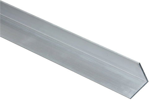 National Hardware 4203BC Series N247-320 Angle Stock, 1 in L Leg, 48 in L, 1/16 in Thick, Aluminum, Mill