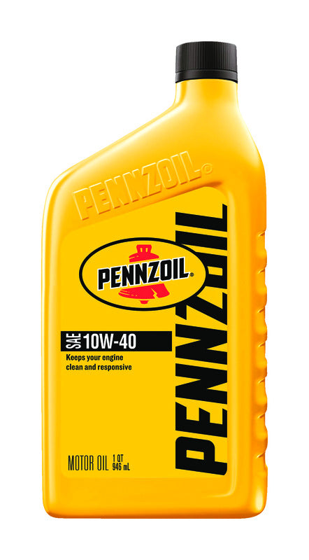 Pennzoil 10W-40 4-Cycle Conventional Motor Oil 1 qt 1 pk, Pack of 6