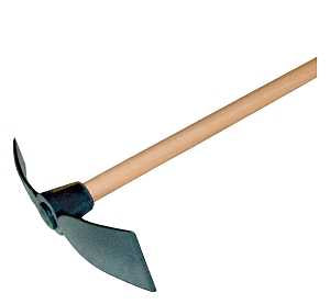 Seymour 85529 Garden Hoe Mattock, Steel Blade, Hardwood Handle, Link Handle