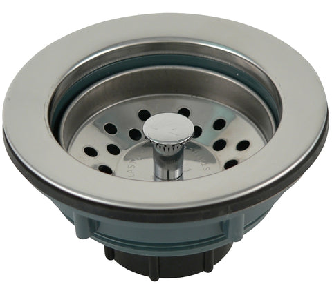 Plumb Pak PP20665 Basket Strainer, Plastic, For: 3-1/2 in Dia Opening Kitchen Sink