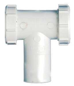 Plumb Pak PP20667 Center Outlet and Tailpiece, 1-1/2 in, Slip-Joint, Plastic, 6.13 in W x 12 in H Dimensions