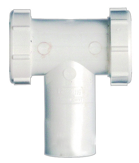 Plumb Pak PP20667 Center Outlet and Tailpiece, 1-1/2 in, Slip-Joint, Plastic, 6.13 in W x 12 in H Dimensions