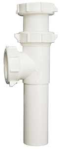 Plumb Pak PP20668 Master End Outlet and Tailpiece, 1-1/2 in, Slip-Joint, 6.13 in W x 12 in H Dimensions